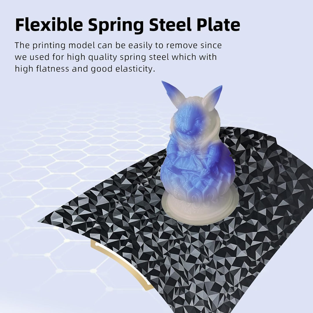 IdeaFormer Diamond PEO+ Carbon Fiber PET Spring Steel Build Plate, 257×257mm for Bambu Lab X1 X1C X1E P1P P1S A1