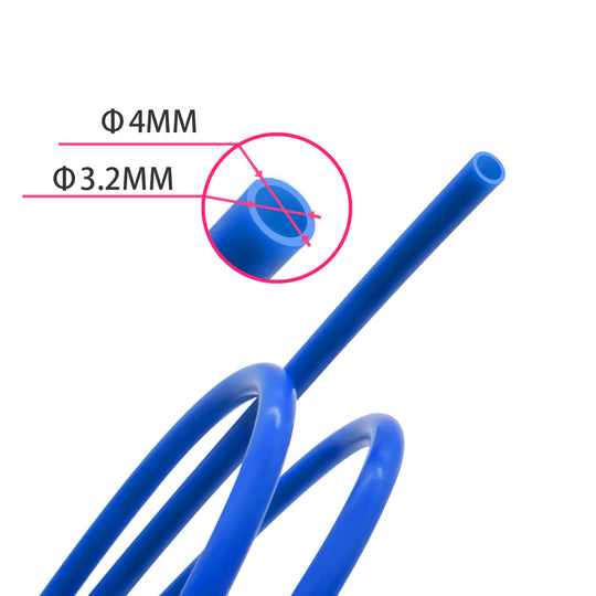 PFA Blue PTFE Tube Pipe For 3D Printer Parts 1.75mm/3.00mm Filament