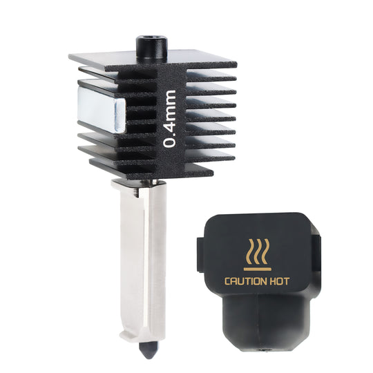 Ideaformer Hotend for A1 Mini/A1 Print Head Upgrade High-Temperature 0.4MM Hardened Steel Nozzle Hot End Kit Extruder Replacement with 1PCS Silicone Cover Sock for Bambu Lab 3D Printer Accessories