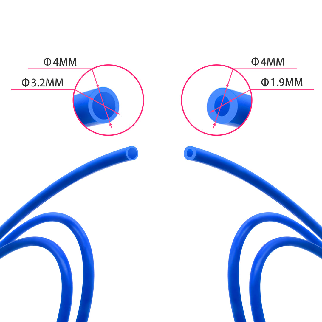 PFA Blue PTFE Tube Pipe For 3D Printer Parts 1.75mm/3.00mm Filament