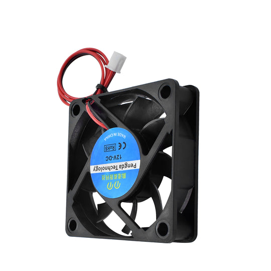IdeaFormer 2Pcs 6015 12V&24V Cooling Turbo Fan Brushless 3D Printer Parts 2Pin For Extruder DC Cooler Blower Plastic Fans