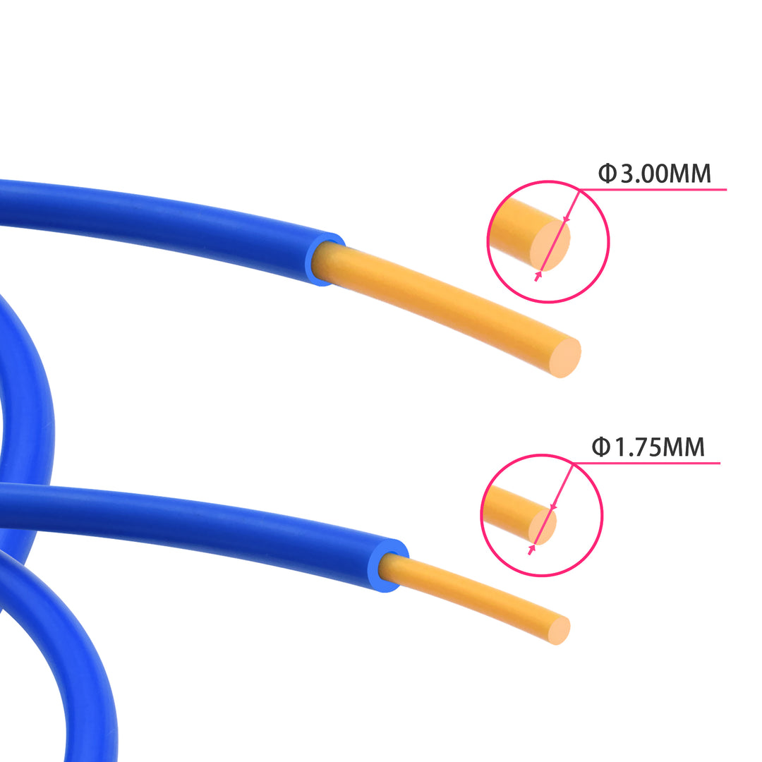 PFA Blue PTFE Tube Pipe For 3D Printer Parts 1.75mm/3.00mm Filament