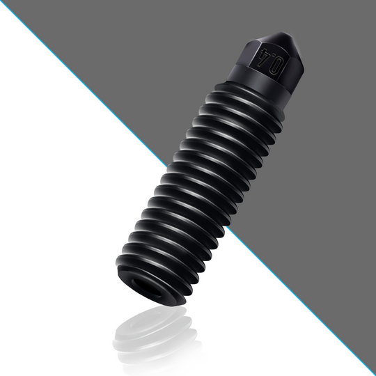 IdeaFormer 4 pcs Sidewinder X3 X4 Plus/Pro Hardened Steel Nozzles, Upgrade 3D Pritner 0.4mm Sidewinder X3 Nozzle 3D Printer Replacements Parts for Sidewinder X3 X4 Pro/Plus/X4 Plus S1