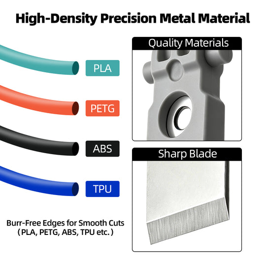 IdeaFormer 6PCS Tool Cutter Blades for Bambu Lab A1 P1 P2 X1 Series 3D Printer A1, A1 Mini, P1P, P1S, P2S, X1,X1C, X1E,etc.