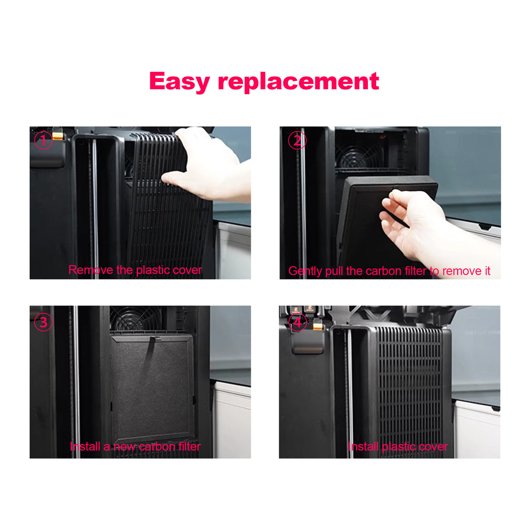 IdeaFormer-3D 2Pcs Activated Carbon Air Filter Cartridge Replacement for Bambu Lab H2D 3D printer