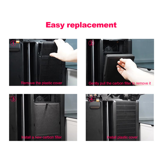 IdeaFormer-3D 2Pcs Activated Carbon Air Filter Cartridge Replacement for Bambu Lab H2D 3D printer