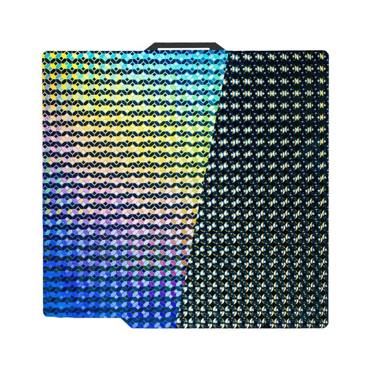 IdeaFormer Rainbow Confetti PEF+Galaxy PEY Spring Steel Build Plate, 257×257mm for Bambu Lab X1 X1C X1E P1P P1S A1