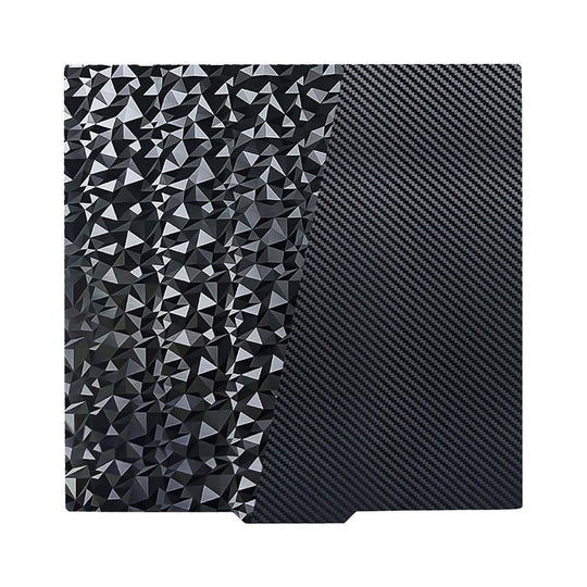 IdeaFormer Diamond PEO+Carbon Fiber PET Spring Steel Build Plate,  230x230mm for Anycubic Kobra 2/Kobra 2 Pro/Kobra 2 Neo