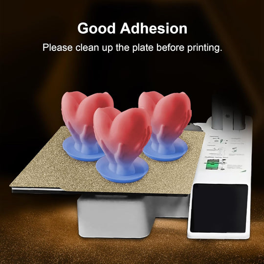 IdeaFormer Double Sided Textured Gold PEI Spring Steel Build Plate, 184×184mm for Bambu Lab A1 MIni