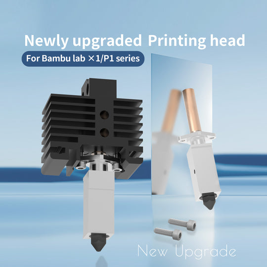 Upgrade V2.0 Hotend For Bambu Lab x1 Bi Metal Throat CHT Nozzle Hardened Steel 500°C For Bambu Bamboo Carbon X1 P1P Hotend Kit