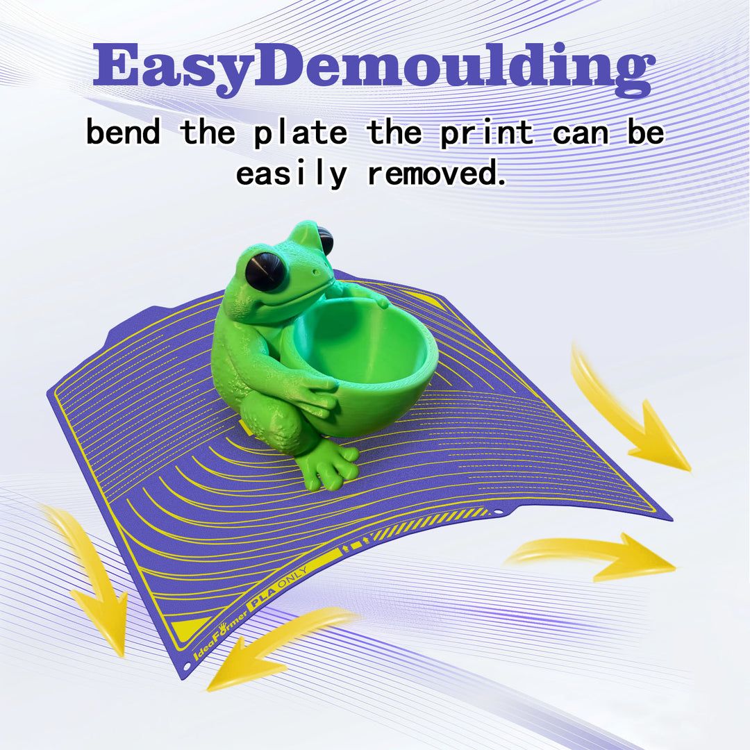 IdeaFormer Purple Textured PEI Low-Temperature Build Plate, 184×184mm for Bambu Lab A1 Mini