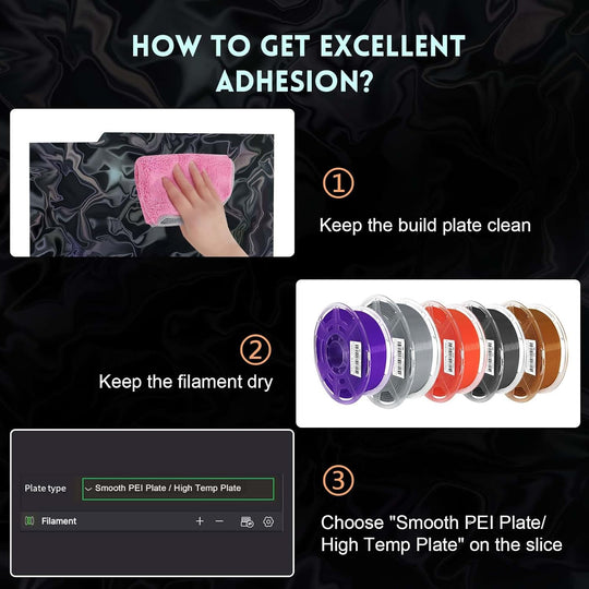 IdeaFormer Water Ripples+Wood Grain PER Spring Steel Build Plate, 184×184mm for Bambu Lab A1 MIni