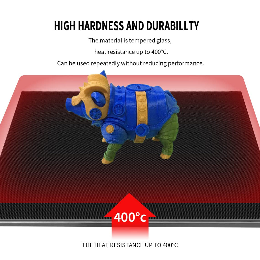 220*220mm/235*235mm/310*310mm 3D Printer Upgraded Tempered Glass Platform 3D Print Bed with 4pcs Clips