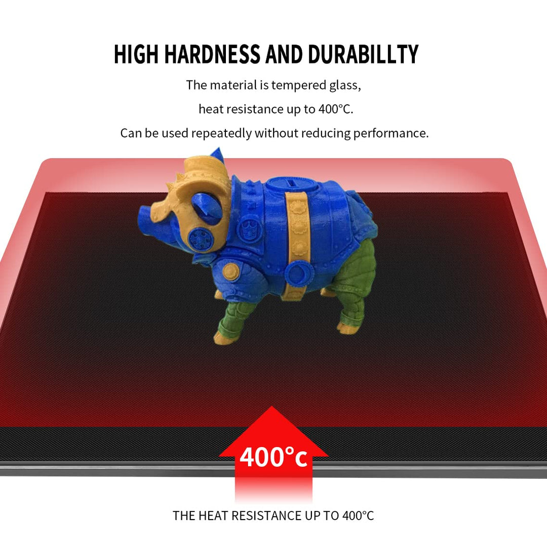 220*220mm/235*235mm/310*310mm 3D Printer Upgraded Tempered Glass Platform 3D Print Bed with 4pcs Clips