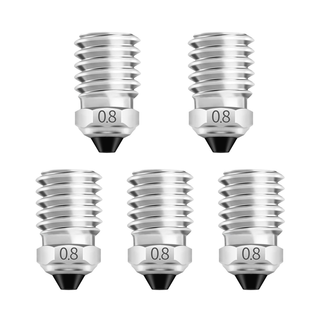 IdeaFormer Duplex Metal Printing Head Nozzle for Bambu Lab X1/X1C/X1E/P1P/P1S Printer, Copper Alloy+Hardened Steel Nozzle for Bambu Lab X1/P1 Series Printer