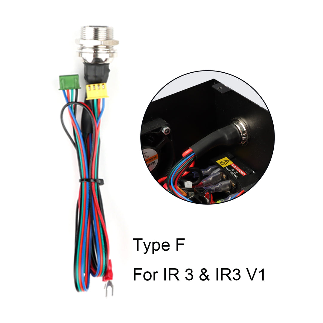 IdeaFormer IR3&IR3 V1 printer Type B Cable Blue Cable 14pin and Type C Cable Red Connector 12pin,Type A/Type D/Type E/Type F/Type G/Type H