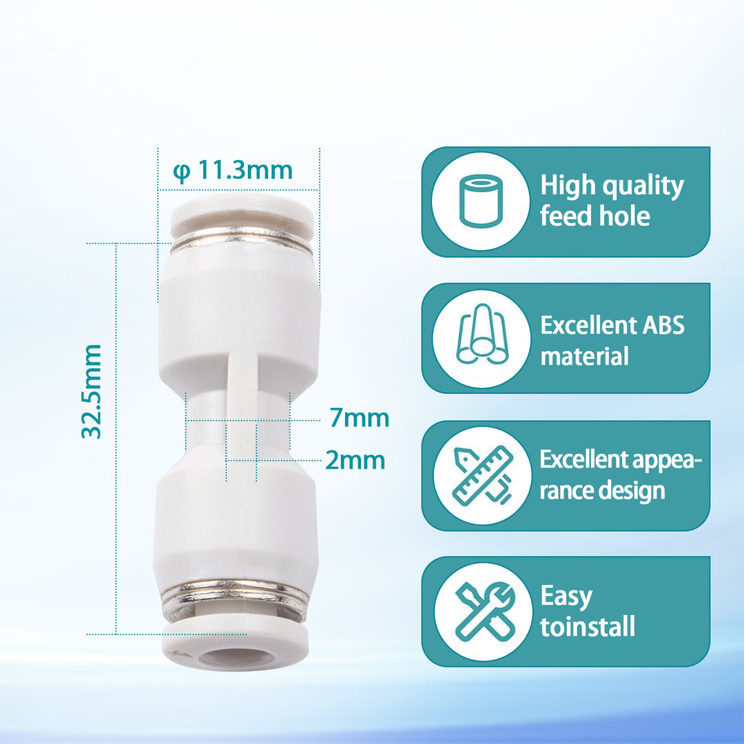 IdeaFormer PTFE Pipe Connector for Bambu Lab 3D Printer