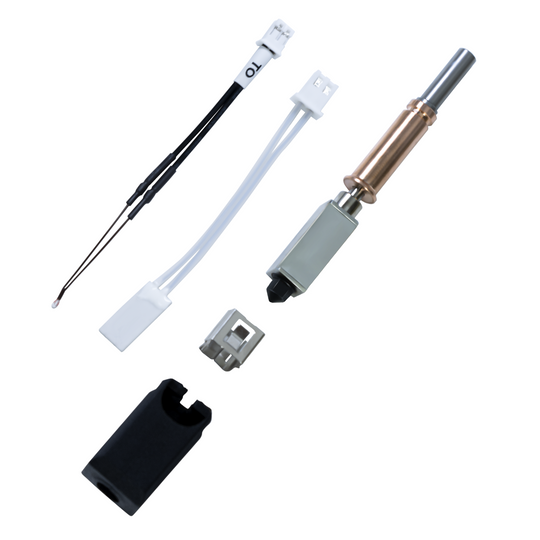 Upgrade Ceramic Hotend for Kobra 3 Combo, 24W 60W Extruder Print Head Kit with Heater Block Heating Cartridge Thermistor Hardened Steel Nozzle for Anycubic Kobra 3 3D Printer