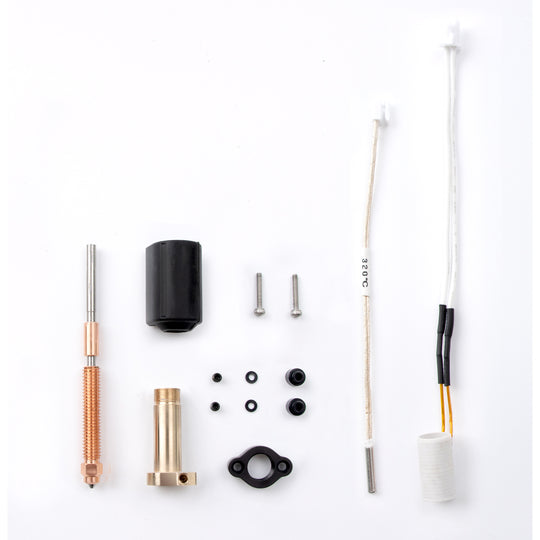 Upgrade Ceramic Hotend for  Creality Hi/Hi Combo, Extruder Printer Head Kit with 0.4mm High Flow Bimetallic Nozzle, Heated Ceramic Ring, Titanium Alloy Throat for Creality Hi/Hi Combo 3D printer