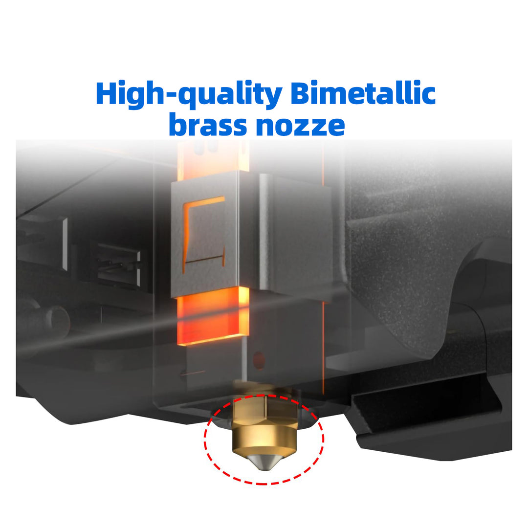 IdeaFormer Integrated hotend for Elegoo Centauri Carbon， with 0.4mm Hard Steel + Copper Alloy Nozzle, NTC 100k Thermistor for Elegoo