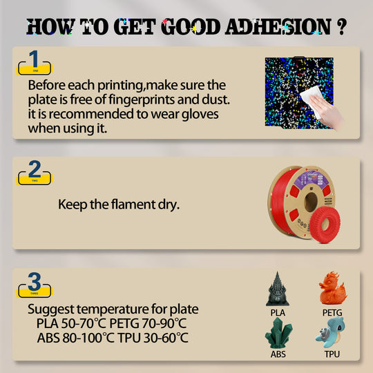 IdeaFormer Smooth Rainbow Confetti PEF+Galaxy PEY Spring Steel Build plate, 260×271mm for Elegoo Centauri Carbon