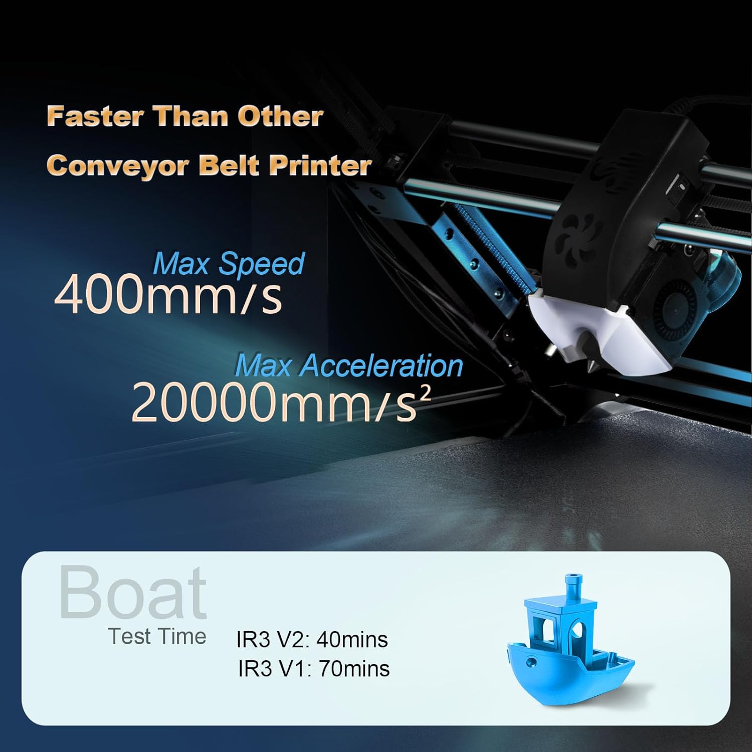 IdeaFormer IR3 V2 Conveyor Belt 3D Printer