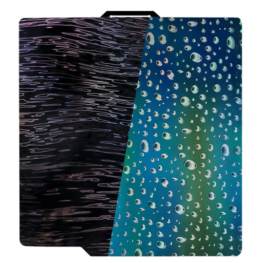 IdeaFormer Rainbow Confetti PEF+Galaxy PEY Spring Steel Build Plate, 257×257mm for Bambu Lab X1 X1C X1E P1P P1S A1