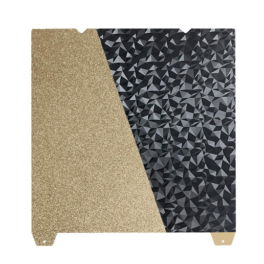 IdeaFormer Diamond PEO+Textured Gold PEI Spring Steel Build Plate, 235x235mm for Creality K1C/K1/SE/Ender 5 S1/Ender 3/Ender 3 Pro/Ender 3 V2/Ender 3 S1 Pro/Ender 3 Neo