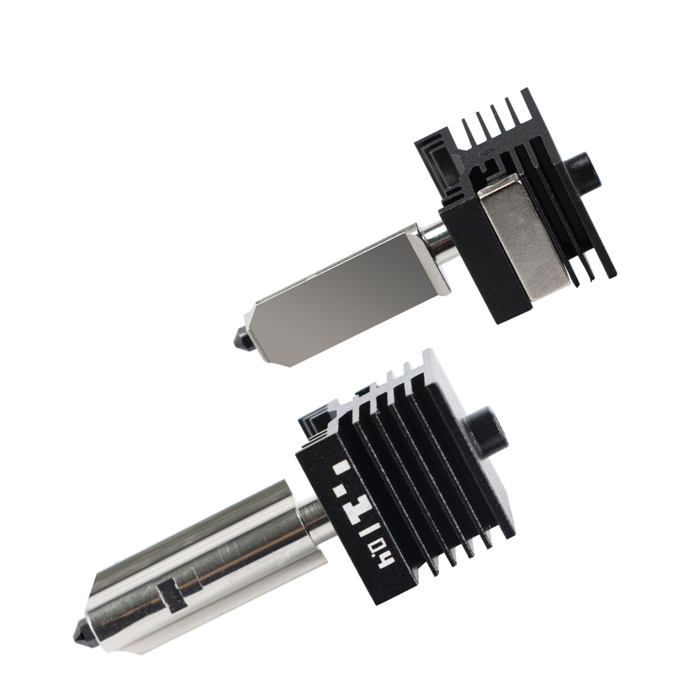 Ideaformer 2pcs Hotend for BAMBU LAB H2D Print Head Upgrade High-Temperature 0.4mm/0.6mm/0.8mm Hardened Steel Nozzle Hot End Kit Extruder Replacement for Bambu Lab 3D Printer