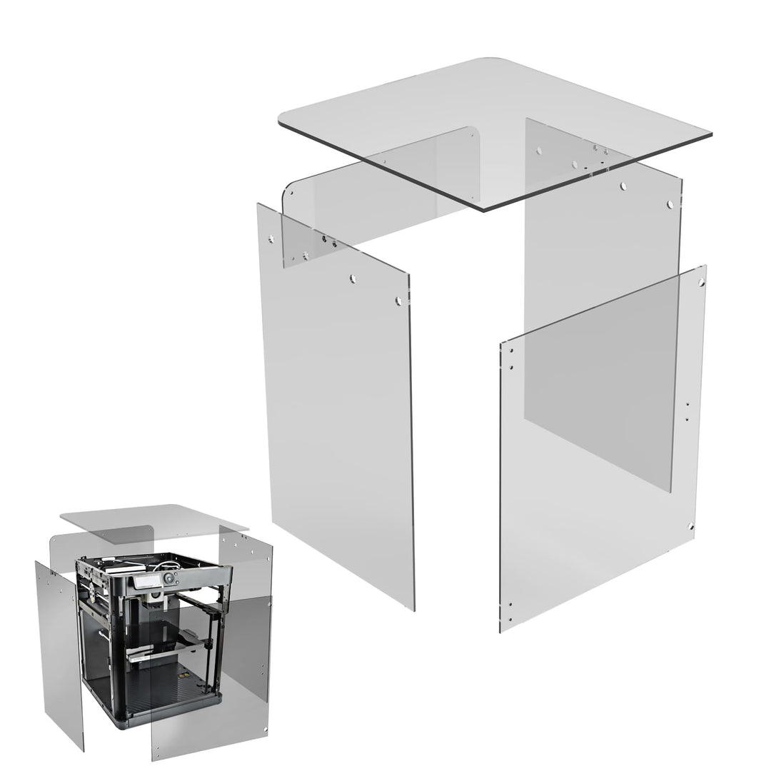 (New released) IdeaFormer Printer Enclosure Kit Transparent Panel High Temperature Resistance for Bambu Lab P1P