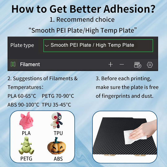 IdeaFormer Carbon Fiber PET+Textured PEI Spring Steel Build Plate, 184×184mm for Bambu Lab A1 MIni