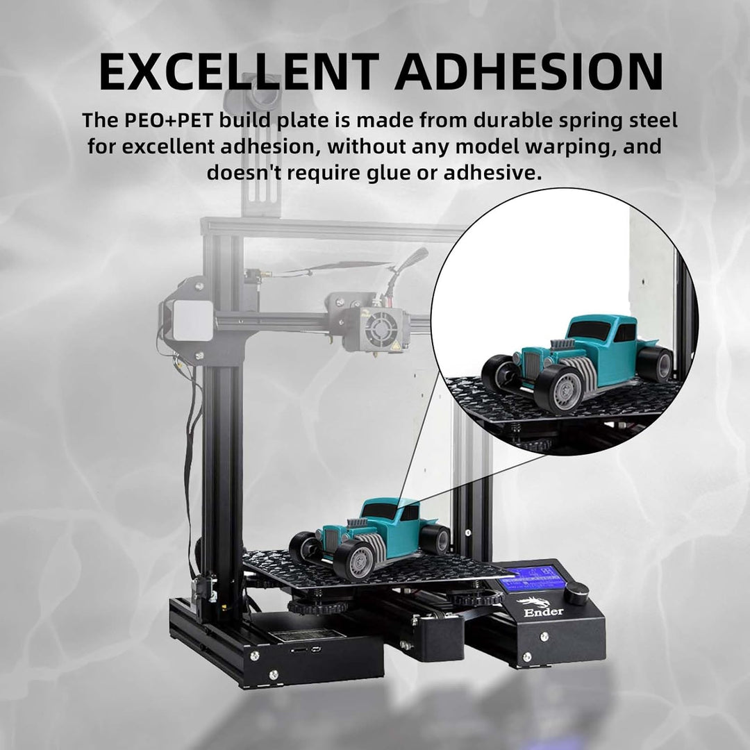 IdeaFormer Diamond PEO+Carbon Fiber PET Spring Steel Build Plate, 235x235mm for Ender 3/Ender 3 V2/Ender 3 Pro/Neo/for Elegoo Neptune 3/Neptune 4 Pro