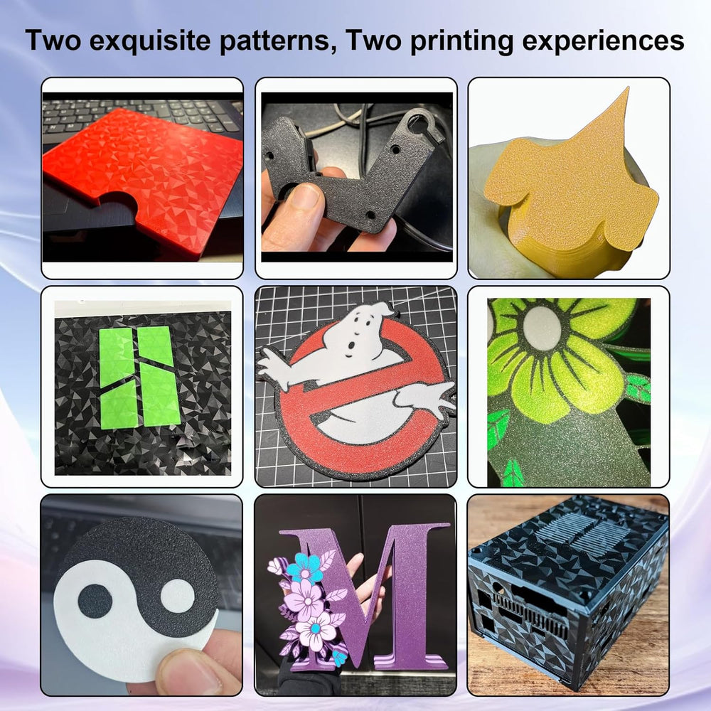 IdeaFormer Diamond PEO+Textured Gold PEI Spring Steel Build Plate, 235x235mm for Creality K1C/K1/SE/Ender 5 S1/Ender 3/Ender 3 Pro/Ender 3 V2/Ender 3 S1 Pro/Ender 3 Neo