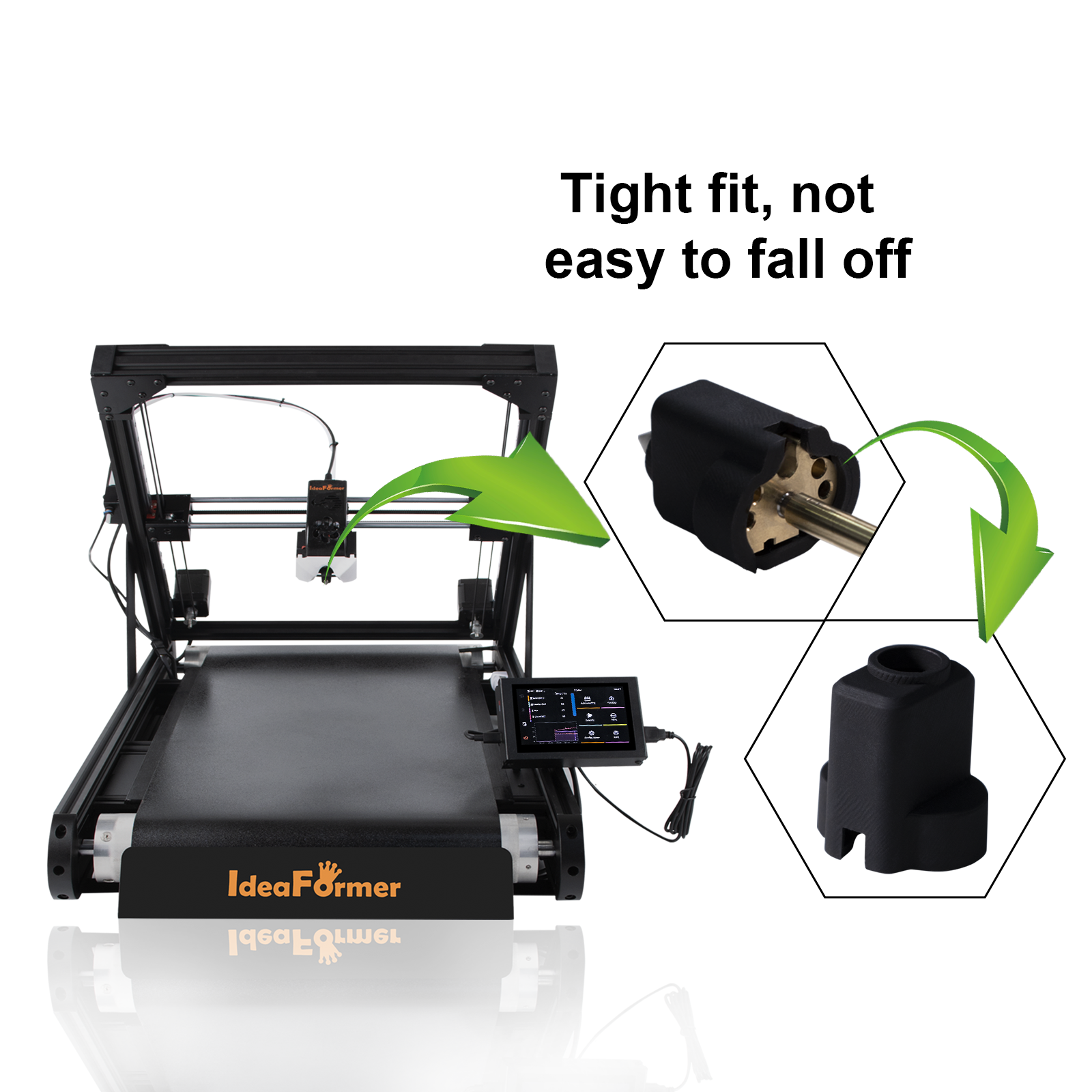 IdeaFormer Official 5 Pcs 3D Printer Hotend Silicone Sock Heater Block Silicone Cover for IR3 V2 3D Printer Hotend