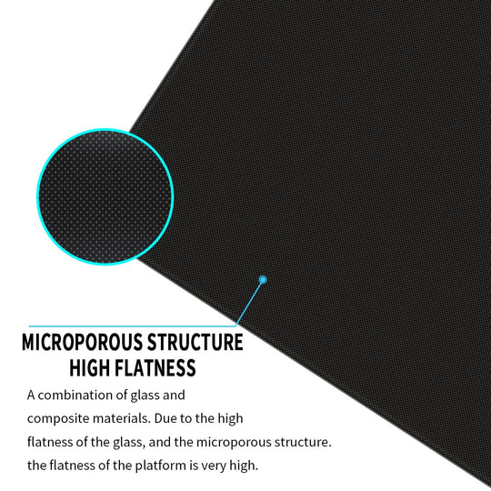 220*220mm/235*235mm/310*310mm 3D Printer Upgraded Tempered Glass Platform 3D Print Bed with 4pcs Clips