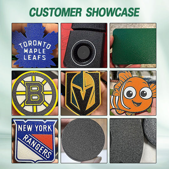 IdeaFormer Double-Sided Gold Textured PEI Spring Steel Build Plate, 260×271mm for Elegoo Centauri Carbon