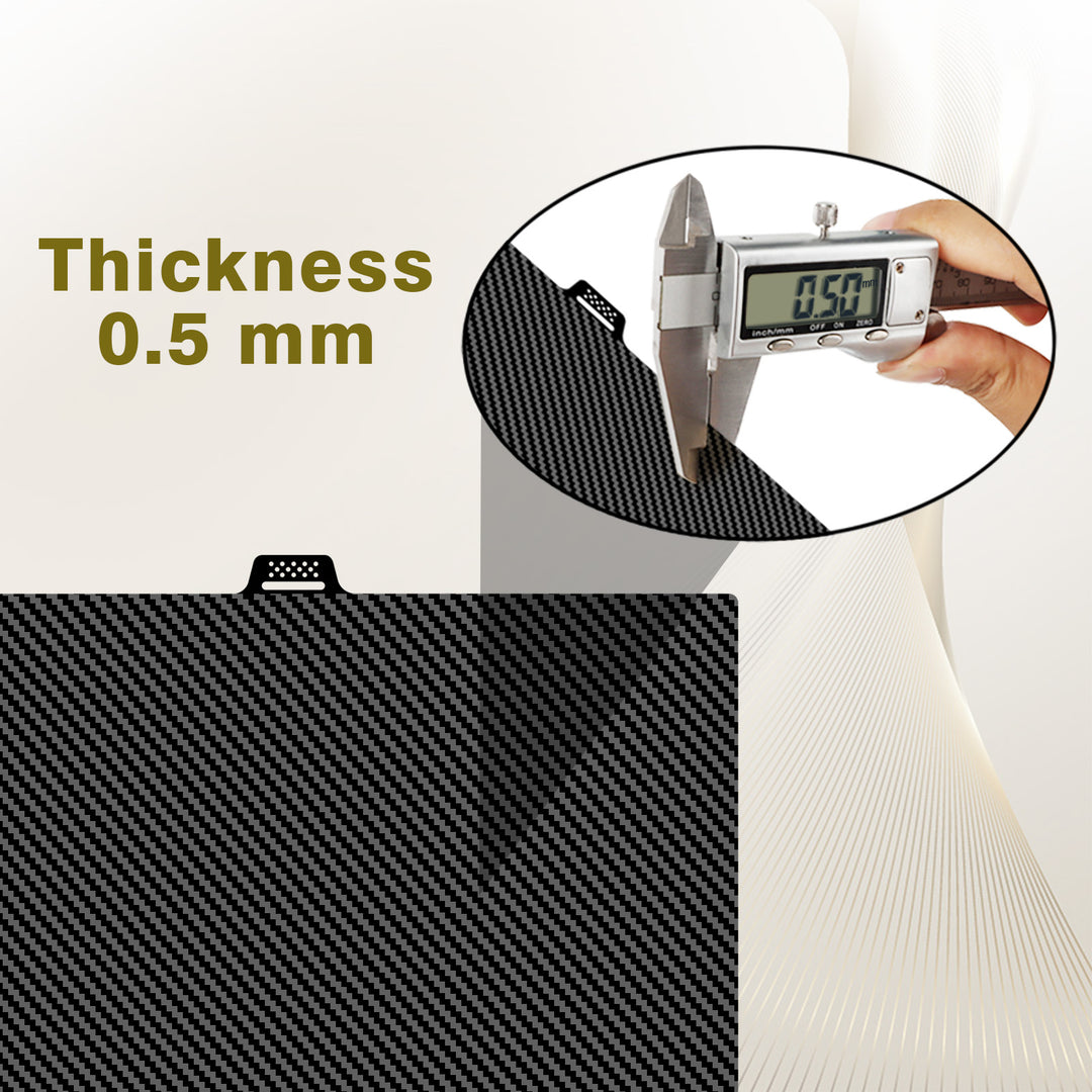 IdeaFormer ダイヤモンドPEO+カーボンファイバーPETスプリングスチールビルドプレート、280×280mm、QIDI Q2 3Dプリンター用