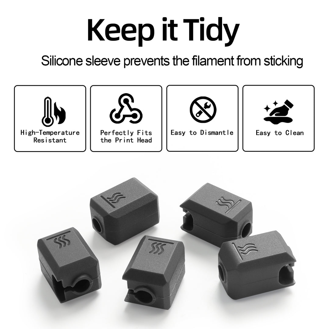 IdeaFormer 5pcs Nozzle Silicone Socks, For Snapmaker U1 Hotend Nozzle