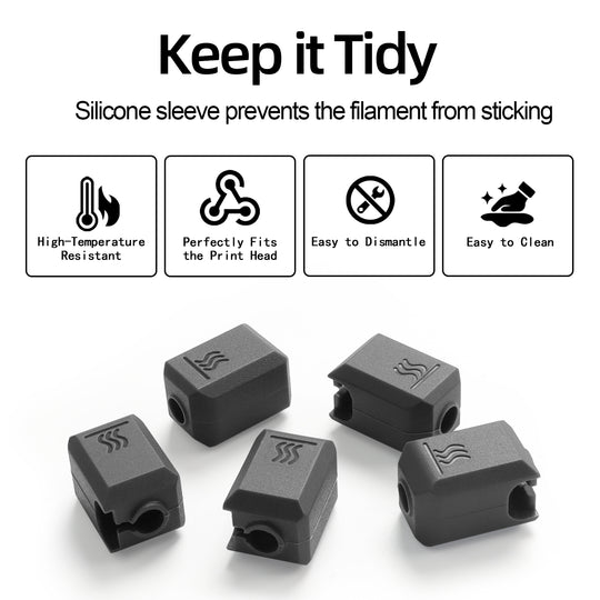 IdeaFormer 5pcs Nozzle Silicone Socks, For Snapmaker U1 Hotend Nozzle