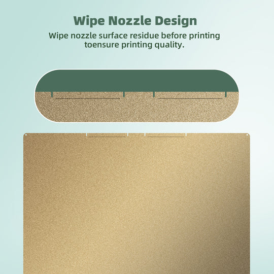 IdeaFormer Double-Sided Textured Gold PEI Spring Steel Build Plate, 310×325mm For Creality K2 Pro 3D Printer