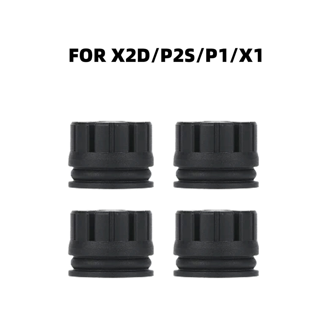 IdeaFormer 4PCS Shock-absorbing Foot Pads For Bambu Lab X2D P2S P1 X1 Series 3D Printer