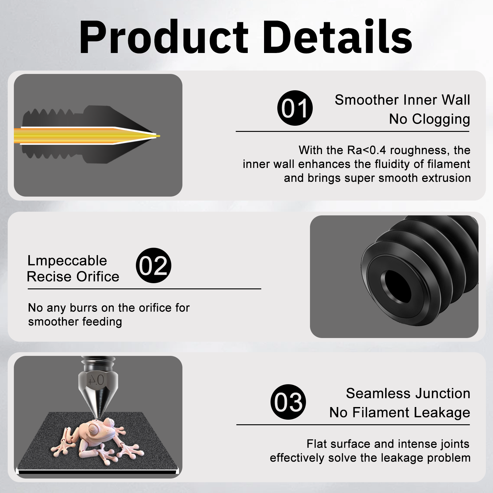 IdeaFormer IR3 V2 Extruder Hotend Kit, with 5 Pcs 0.4mm/0.6mm/0.8mm Hardened Steel Nozzles, Heating Rod, Thermistor, Silicone Scok, Support Filament TPU PLA PETG ABS for IR3 V2 3D Printer