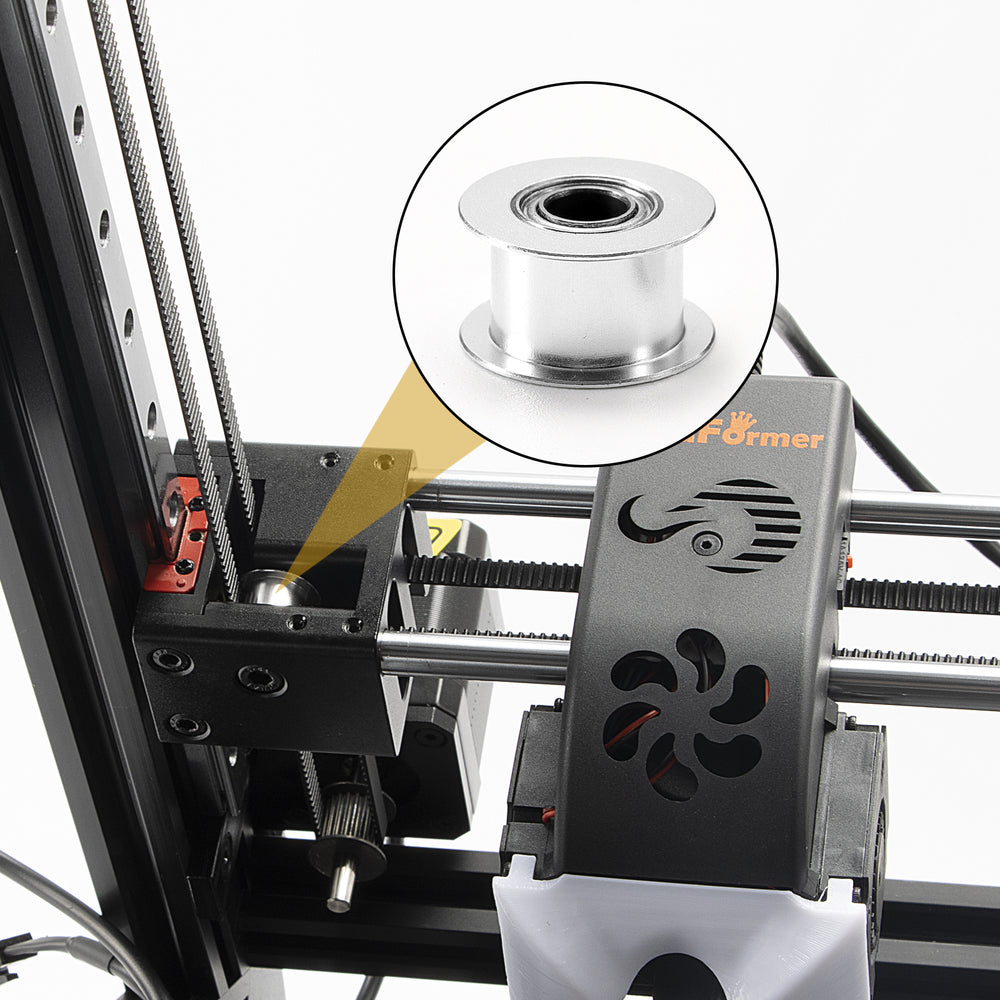 IdeaFormer IR3 V2 Ungeared Idler Gear ID 5mm, OD 16mm, Suitable for 6mm Wide Timing Belt