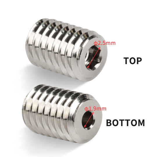 3D printer accessories E3D volcano extrusion head heating block V6CHT nozzle copper transition block