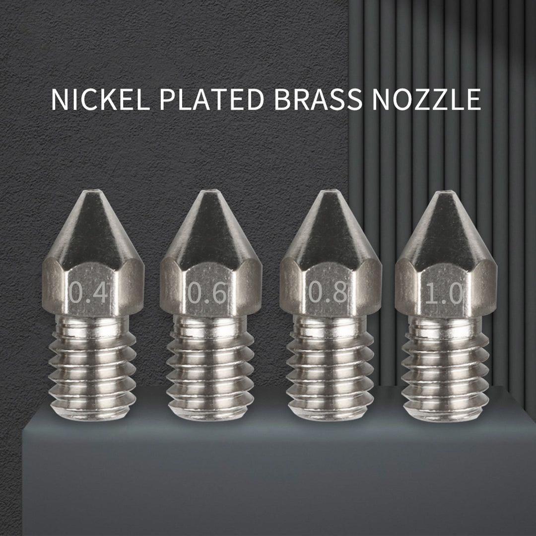 5PCS IR3 V1Nozzle For IR3-M/IR3-MT/IR3-MF Hotend 0.4/0.6/0.8/1.0mm Brass/NICKEL PLATED Nozzle For Ideaformer IR3 /IR3 V1 Belt 3D Printer