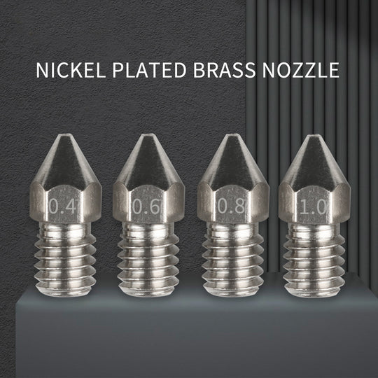 5PCS IR3 V1Nozzle For IR3-M/IR3-MT/IR3-MF Hotend 0.4/0.6/0.8/1.0mm Brass/NICKEL PLATED Nozzle For Ideaformer IR3 /IR3 V1 Belt 3D Printer