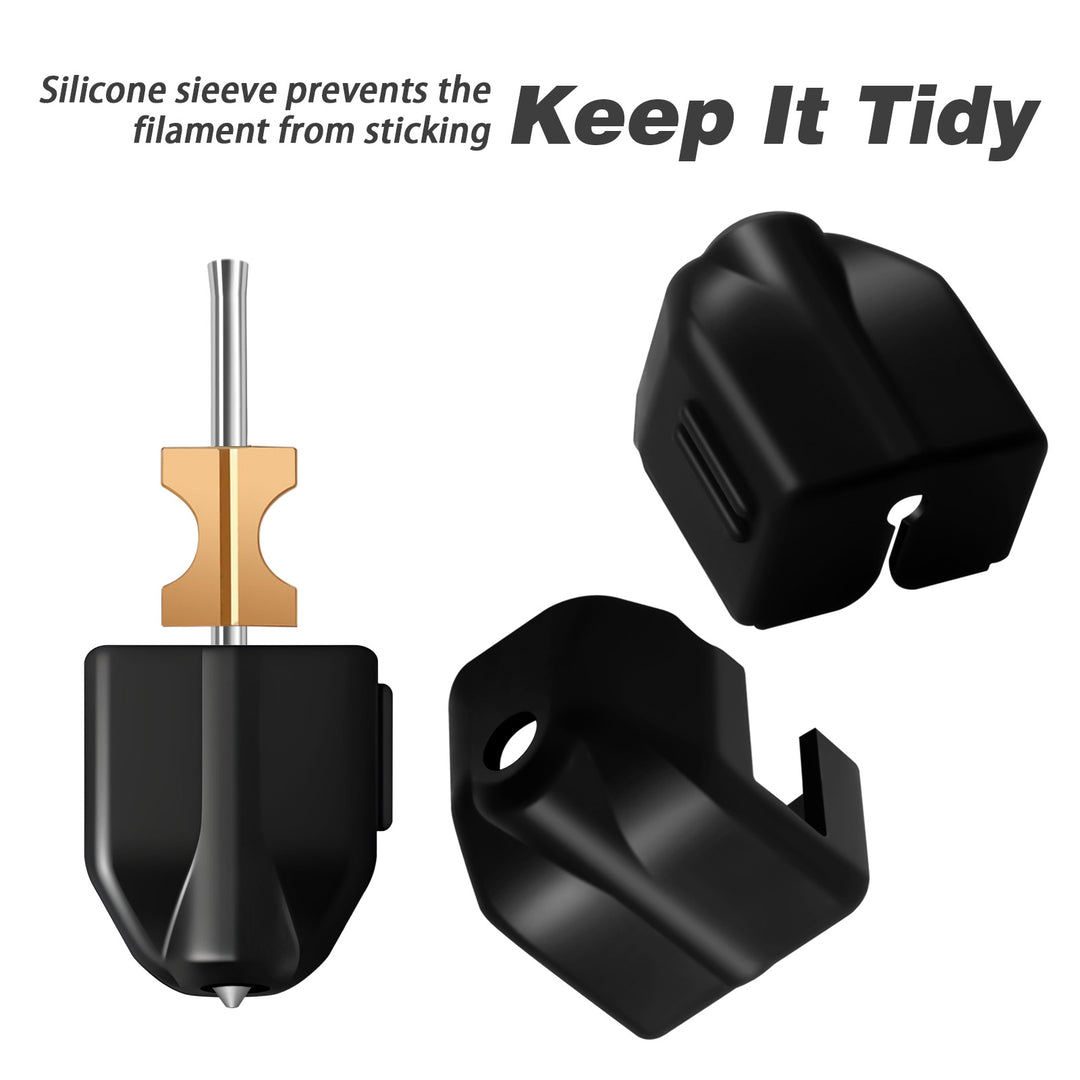IdeaFormer 3Dプリンターノズルシリコンスリーブ 5個入り Flashforge AD5X用