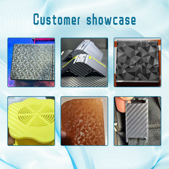 IdeaFormer Smooth Diamond PEO+Carbon Fiber PET Spring Steel Build Plate, 260×271mm for Elegoo Centauri Carbon