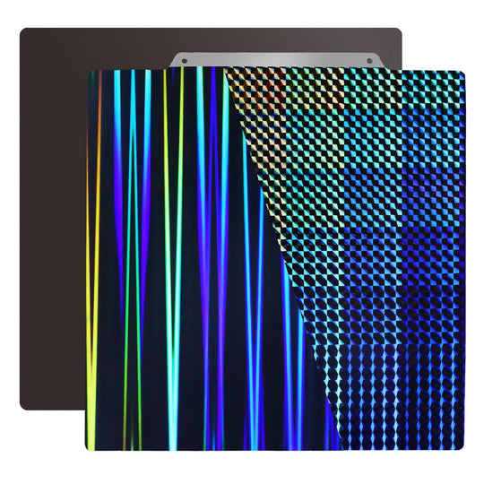 IdeaFormer Light Beam+Phantom H1H Spring Steel Build Plate with Magnetic Plate, 310×310mm for Qidi Plus 4 for Artillery Sidewinder X1/X2 for Creality CR-10/CR-10S/Anet A8 Plus