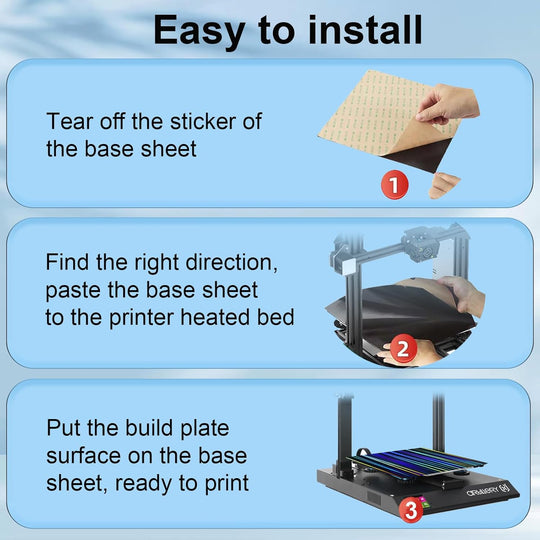 IdeaFormer Light Beam+Phantom H1H Spring Steel Build Plate with Magnetic Plate, 310×310mm for Qidi Plus 4 for Artillery Sidewinder X1/X2 for Creality CR-10/CR-10S/Anet A8 Plus